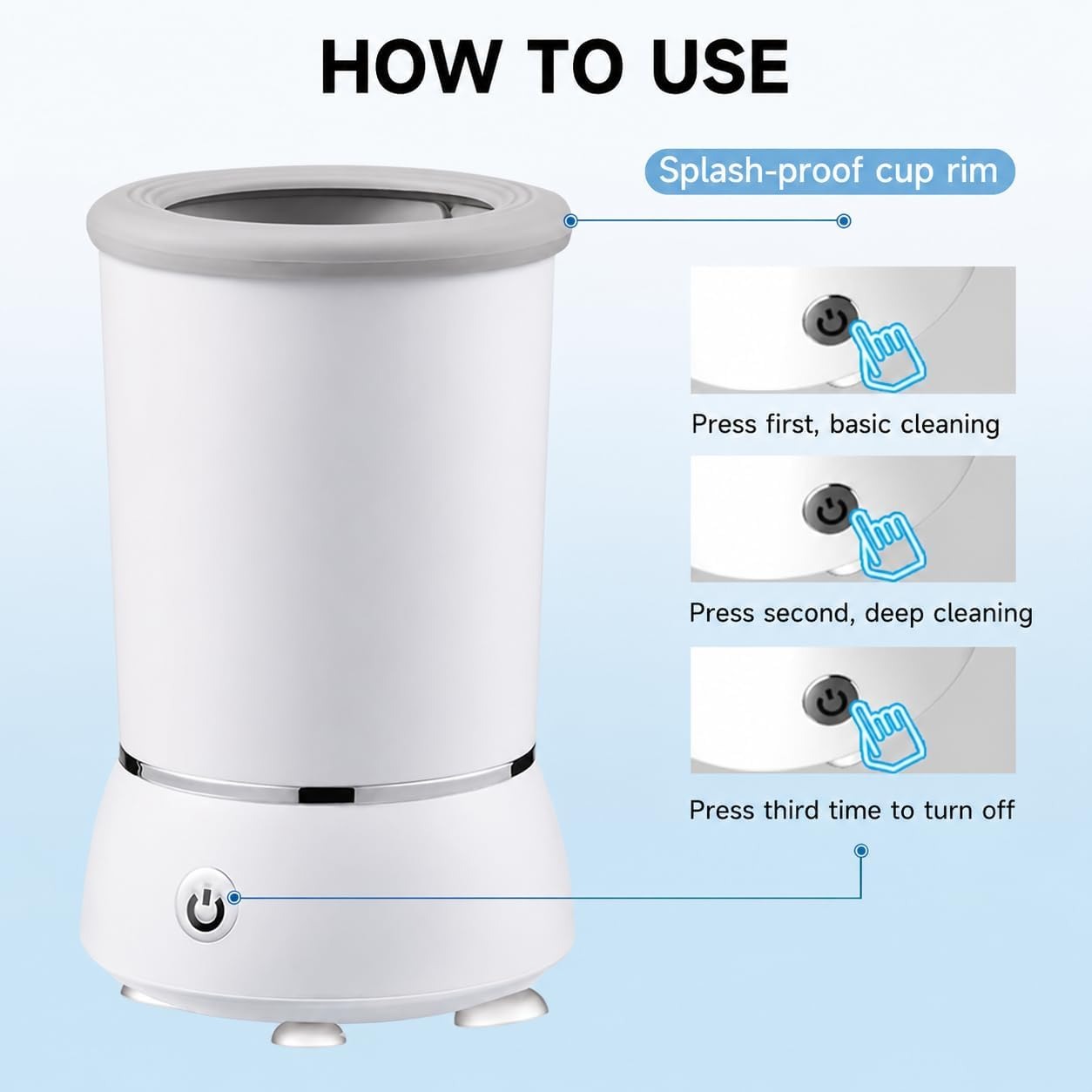 Pet electric paws washer